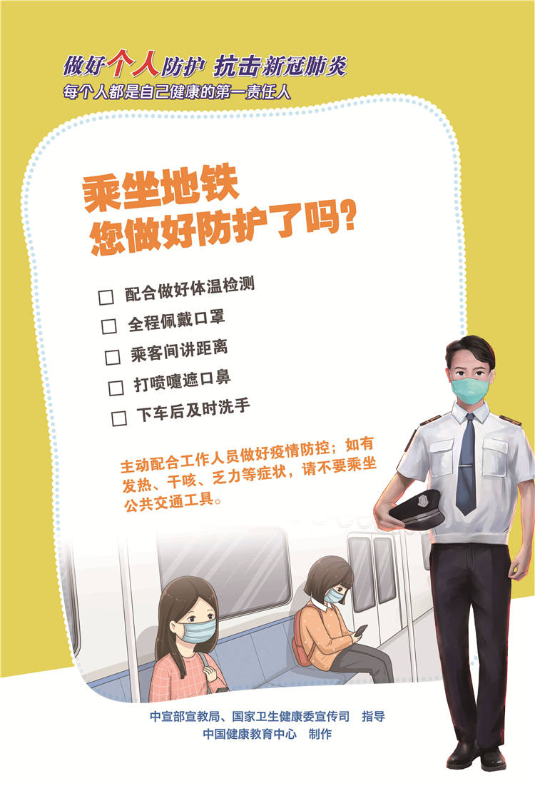 防护2 乘坐地铁您做好防护了吗