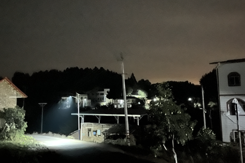 点亮村落振兴路 ，，，，，，，，温暖人民幸福家——省兴发游戏xf集团捐资“亮化工程”惠及80余户老苍生